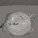 Upassion 16 Pieces White Plastic Plates - 10.25 inch White Dinner Disposable Plates - Premium Hard Disposable Dinner Plates - Party Supplies for Birthdays, Celebrations, Wedding and Events