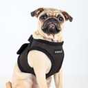 PUPPIA International Harness Soft B Vest, X-Small, Brown