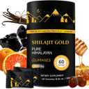 Shilajit Gummies | Pure Himalayan Shilajit Gummies Gold | Ashwagandha, Gokshura | Fulvic Acid & 85+ Trace Minerals for Men, Women | Non-GMO | Lab Tested | No Added Sugar I 60 Gummy, Expiration Date 02/05/2025