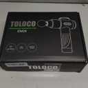 TOLOCO Massage Gun, Deep Tissue Back Massage for Athletes for Pain Relief, Percussion Massager with 10 Massages Heads & Silent Brushless Motor, Valentines Day Gifts for Him Her, Carbon