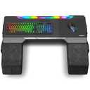 Couchmaster CYCON³ HORIZONLIGHT Bar - Ultimate Ergonomic USB-Hub Gaming Lap Desk for Couch and Bed - Large, Stable and Compatible with All Keyboards and Mouse/Mice, Laptops, PCs, PS4/5, Xbox