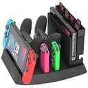 Skywin Switch Charging Dock and Game Holder for Switch Console, Joycon and Pro Controllers, Up to 28 Games