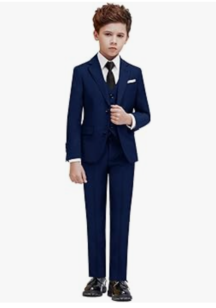 Boys Suit Set Blue 4 Pisces