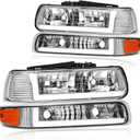 LED DRL Headlight for 1999-2002 Chevy Silverado 2000-2006 Tahoe