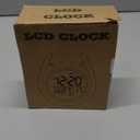 Shower Clock with Timer Waterproof, Digital Bathroom Clock with Countdown, Temperature, Date, Week, Second, Suction Cup, Wall Hanging, for Mirror, Pool, Bath, Kitchen, Battery Operated, White