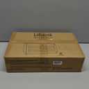 Bread Box for Kitchen Countertop Large Bread Box Farmhouse Bread Container Bread Storage with Window Bread Holder Black