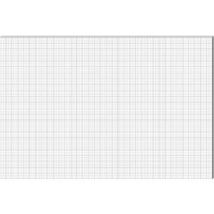 25 Sheet Graph Paper Pad 24" x 36" Large Graph 1" and 1/4" Ruled Grid Paper for Engineer Architect Designer Mathematician Draftsmen Sketch House Commercial Building Plan Drafting(White)