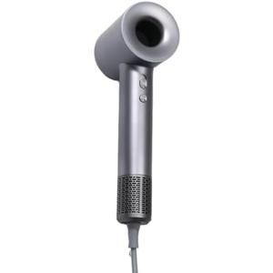 Professional Hair Dryer, 1600W High-Speed Ionic Dryer with 8 Speeds, Negative Ion Technology, Low Noise Design, Multiple Colors (Grey)