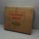 NUSVAN Vanity Mirror with Lights Lighted Makeup Mirror with Dimmable LED Bulbs, 3 Color Lighting Modes, USB Charging Port Touch Control, Sturdy Metal Frame Design, White (50x40cm, 4.70)