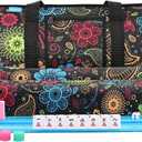 EdenRiver American Mahjong Game Set 166 Tiles 4 All-in-One Color Rack/Pushers Mahjong Set Mah Jong Set Complete Mah JoAmerican Mahjong Game Set ng Tiles Set with Neoprene Carrying Bag