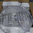 Farmhouse Table Lamps for Bedroom Set of 2, 28" Rustic Bedside Lamp with USB Ports, 3-Way Dimmable Nightstand Table Lamp for Living (1.off white)