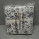 Laura Ashley - Flannel Sheets Twin Size, Anti-Pilling & Wrinkle Resistant Cotton, Touchably Soft for All-Season Comfort - Bed Sheets with Matching Pillowcase & Fitted Sheet (Faye Toile Black)