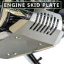 Skid Plate Cover Engine Chassis Protection Guard Replacement for BMW R nineT Pure/Racer/Scrambler/Slash 5/Urban GS 2014-2023 Motorcycle Belly Pan Bottom Protecter(sliver)