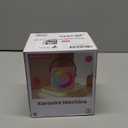 Mini Karaoke Machine, Portable Bluetooth Karaoke Speaker with 2 Wireless Microphones and Party Lights for Kids and Adults, Birthday Gifts for Girls Boys Family Home Party (Black 2 Mics)