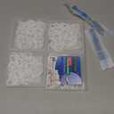 RAZOKO Flosser Kit, Shred-Resistant, Insert & Rotate 90 to 135 for Hard-to-Reach Areas, PTFE & PFAS Free, 2 Handles + 240 Refill Heads, Blue