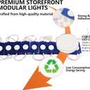 COB Module Light,12V 16.4FT RV Awning Lights, IP68 Waterproof LED Boat LightsLED Lights for Motorhome Travel Trailer Canopy, RV Interior, Boat Interior, Car Interior Stands Food Trucks(Blue)