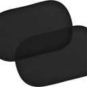 EcoNour Car Side Window Shade for Baby - 2 Pack | Car Window Shade for Sun Glare, Heat and UV Protection | Rear Side Window Sunshade for Privacy Blackout Car Accessories | Medium (20"x12")