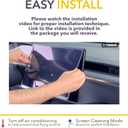 TWRAPS Screen Protectors for Tesla Model S & Model X 2023-2026, Crystal Clear HD 17" Front & 9.4" Back/Rear, 9H PET Ultra Tough Shockproof Screen Saver Cover Display Protective Foil Guard