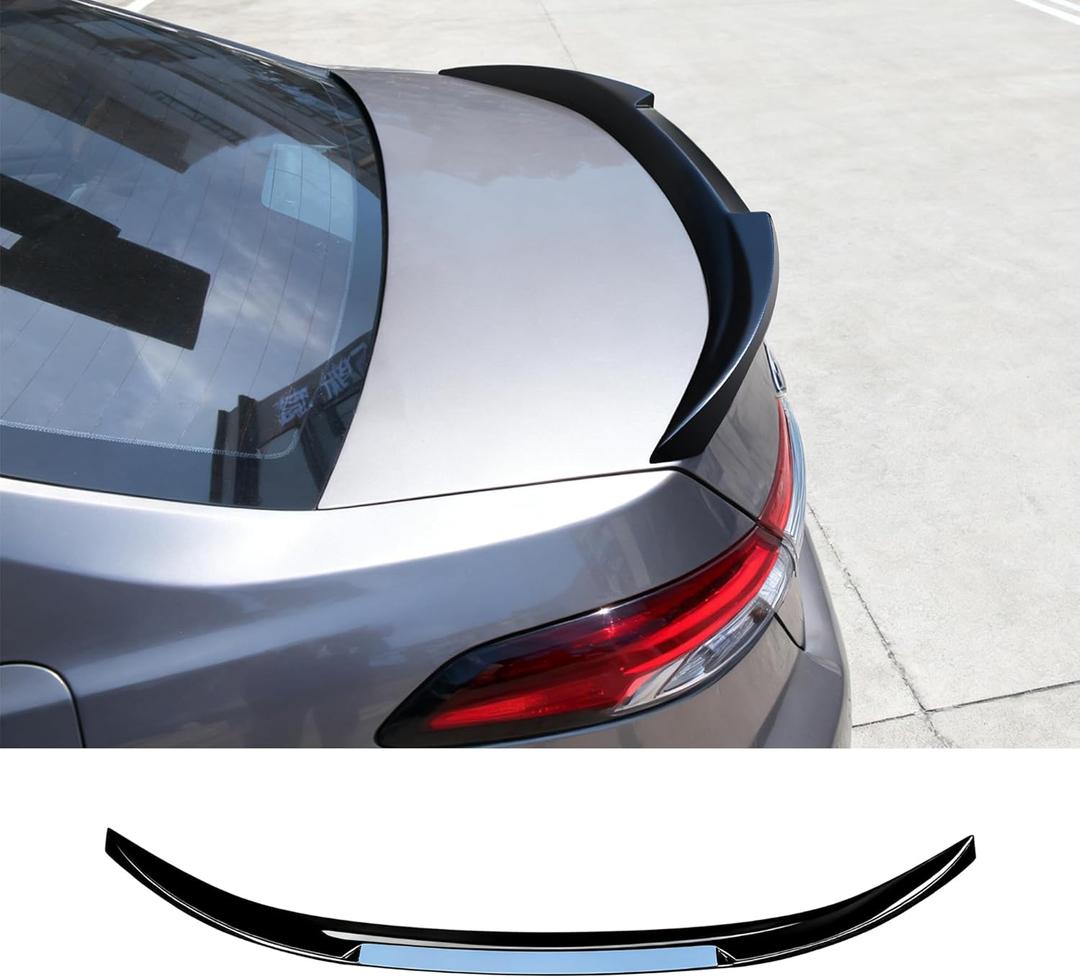 Spoiler for Corolla 2020-2025 Without Drilling ABS Rear Trunk Spoiler Wing for Corolla Sedan(Not Fit Hatchback Model) (Glossy Black)