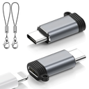 LERTOSEN Lightning to USB C Adapter 2 Pack, Fast Charging & Data Sync for iPhone 15/16/17 Pro/Pro Max, Charger Adapter Accessory (Not for Audio/OTG)