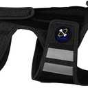 Coodeo Dog Back Brace for Dogs Arthritis, Pet Back Bracer for IVDD, Back Protector Helps Pain Relief, Surgical Recovery and Rehabilitation, Dogs Back Disease Prevention (Black, X-Large)