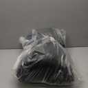 KSIIA Washable Dog Bed Anti-Slip Dog Crate Beds Deluxe Plush Kennel Pad Comfy Pet Sleeping Mat for Medium Dogs, 29" x 21", Black