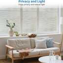 Finnez Window Privacy Film, Frosted Stripes Static Cling, 23.6″ x 157.4″