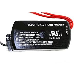 Ironsmith Lighting Products 150 Watt Dimmable Halogen Lamp Transformer - Plastic Material, Halogen, Xenon, Krypton Type Light Bulbs Support - Short Circuit Protected with Auto Restart