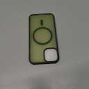 SUPFINE Magnetic for iPhone 14 Case & iPhone 13 Case (Compatible with MagSafe)(Military Grade Drop Protection) Translucent Matte Shockproof Phone Cover,Cangling Green