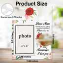 Mom Birthday Gift Photo Frame, Gifts for Mom from Daughter Son, Mothers Day Birthday Christmas Gifts for Mum Acrylic Puzzle Piece Tabletop Display Picture Frames, 4x6 Inches Photo