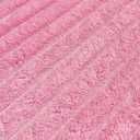 Light Pink Faux Fur Striped Plush Area Rug for Bedroom Living Room Sofa,6'x9' Fluffy Shaggy Rectangular Square Rug for Kids Teen Girls Room,Furry Carpet Rug for Nursery Baby Room