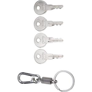 Unifizz 4X Keys Stamped CH751 Universal Fitment for RV Compartments Campers Cabinet Door Hatch Locks Carts T-Handles Pickup Shells Tool Boxes Trash Laundry Chutes Sprinkler Controllers