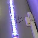 hygger 32W Full Spectrum Aquarium Light with Aluminum Alloy Shell Extendable Brackets, White Blue Red LEDs, External Controller, for Freshwater Fish Tank (46-52 inch)