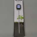 4-in-1 Soil Moisture Meter, Digital Plant Temperature/Soil Moisture Test & PH Meter/Sunlight Intensity, Backlight LCD Display for Gardening, Farming and Outdoor Plants
