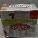 Adjustable Cake Ring Set, Stainless Steel Pastry Ring Mousse Cake Mould with 5-Inch Cake Collar for Baking, Cake Decorating