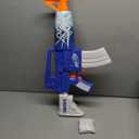 Nerf Fortnite Blue Shock Blaster, 10-Dart Clip, 10 Elite Nerf Darts, Includes Bonus Code to Unlock The Beat Wrap in The Game, Motorized Dart Blaster