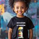 Kids Black History Shirt,Toddler Black History Month T-Shirt Boys Girls, African American Tee, 2-6T (Black)