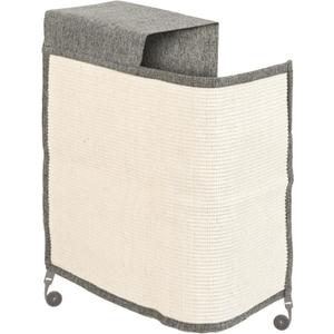 Navaris Cat Scratch Mat Sofa Protector - Natural Sisal Furniture Protector Scratching Pad for Cats - Scratch Carpet for Couch, Sofa, Chair (Dark Grey)