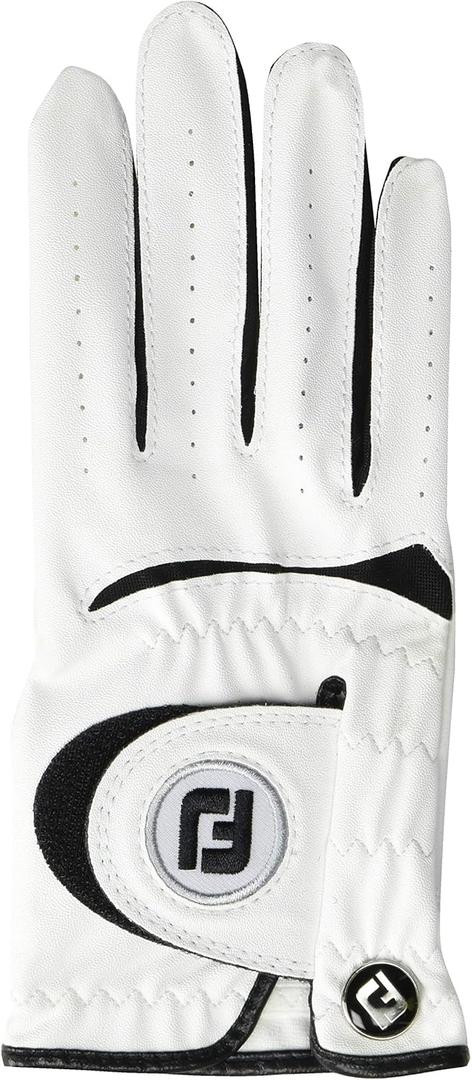 FootJoy Unisex FJ Junior Golf Gloves White Medium