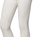 Conceited Jeggings for Women with Pockets - High Waist - Tummy Control Shaping - Regular and Plus Size (12-18, Off-white)