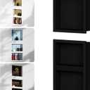 14 X 34 (14+20) in Shower Niche Insert Tile Ready, Recessed Niche for Shower Wall, Built-in 3 Combined Waterproof Shelf for Bathroom Kitchen Storage, Matte Black