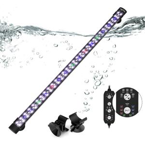 SEAOURA Submersible Aquarium Light for 24 to 43 Inch Fish Tank, 24/7 Cycle Fish Tank Light with Timer, Aquarium Plant Light with Full Spectrum+7 Single Colors, Auto On/Off, Adjustable Brightness (22.8 Inch length)