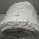 Bedsure Comforters King Size - Duvet Insert Contrast Down Alternative Comforter Quilted All Season Duvet with 8 Tabs, Machine Washable, Gifts for Women, White, King 90 x 102 Inches