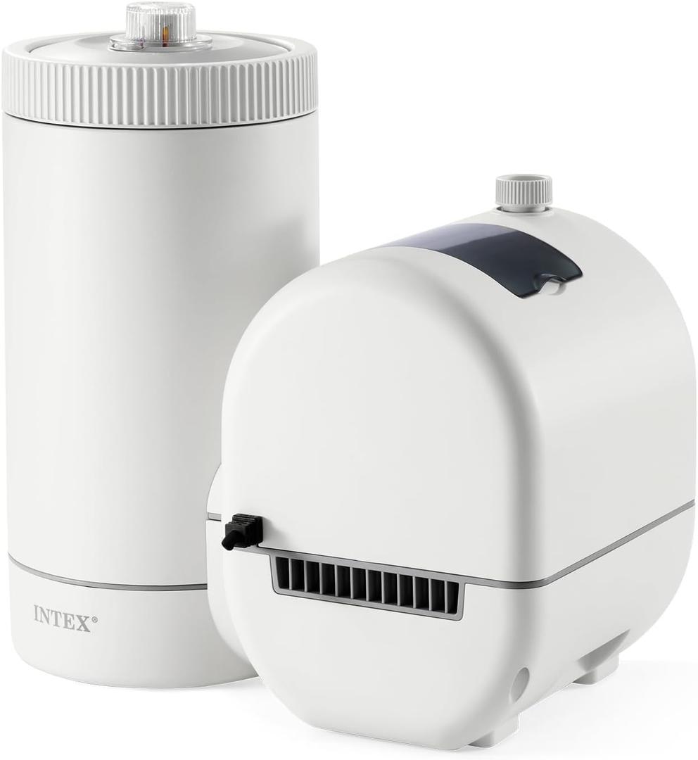INTEX C2500 Krystal Clear Cartridge Filter Pump for Above Ground Pools: 2500 GPH Pump Flow Rate  Improved Circulation and Filtration  Easy Installation  Improved Water Clarity  Easy-to-Clean