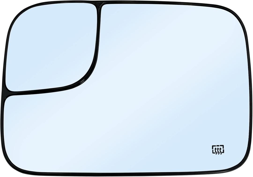 Driver Left Side Blind Spot Mirror Replacement for 2005 2006 2007 2008 Dodge Ram 1500 2500 3500 Mirrors - Side View Heated Convex Mirror Glass 5161011AA