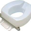 SP Ableware Maddak Tall-Ette 2-Inch Elevated Toilet Seat Compatible with Elongated and Standard Toilets (725831002)