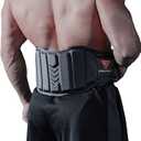 Weight Lifting Belt, Weightlifting Belt,Workout Gym Powerlifting Belt 7 inch,Fitness Back Support for Cross Training, Squats, Lunges (Black (Double EVA))