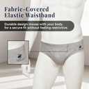 Beverly Hills Polo Club mens Beverly Hills Polo Club Men's 5 Pack Low Rise Brief (Medium, Navy, Dark Shadow, Grey, Bright Blue, Black)