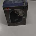 Vornado Flippi V6 Compact Air Circulator Fan, Quiet Portable Travel Fan for Desk or Bedroom, Adjustable Head, 2 Speeds, Midnight (Personal)