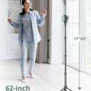SENSYNE 62" Phone Tripod, Extendable Selfie Stick with Wireless Remote
